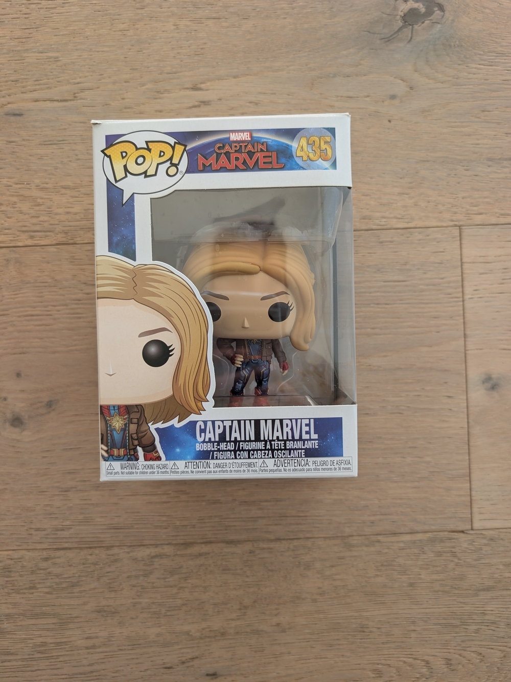 Funko Pop! Captain Marvel Bobble Head Figure #435